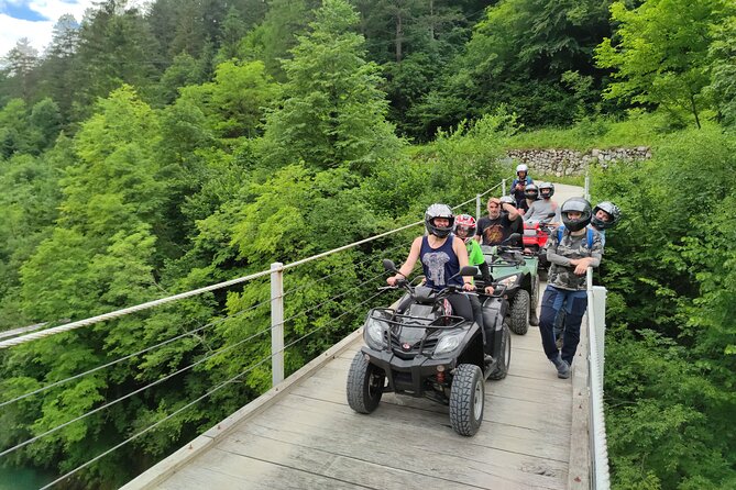 Adventure into Slovenian nature with a quad tour in Bovec. - Soča Canyon and the option to get out and walk