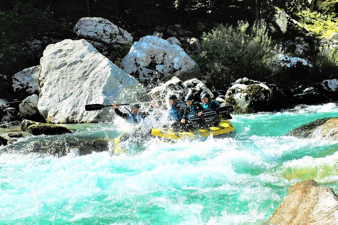 Adventure Rafting on Emerald River with Free Photos - From the Bovec base to the river launch