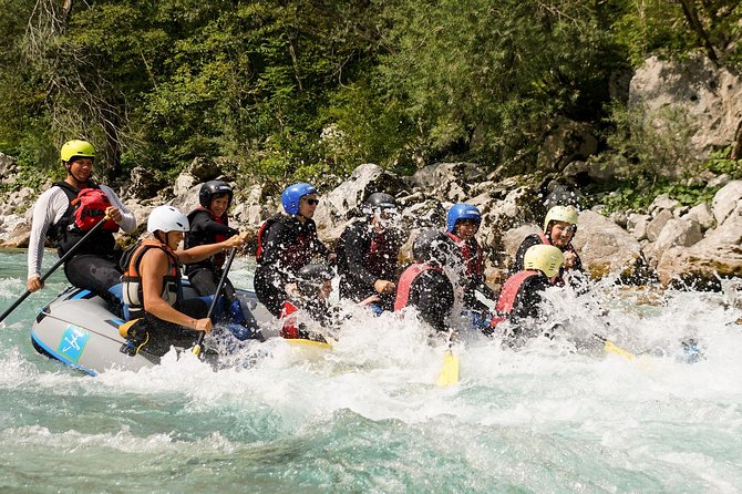 Adventure Rafting with Photo Service in Bovec - Swimming, raft slides, and optional rock jumps