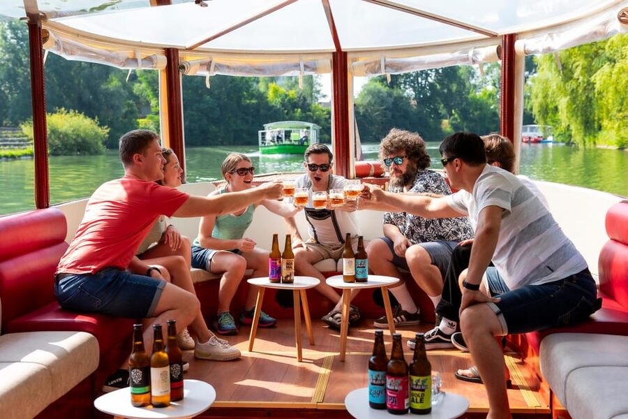 BEER WAY Ljubljana: Boat & Craft Beer Tasting Tour - A River Cruise Built Around Four Local Beers