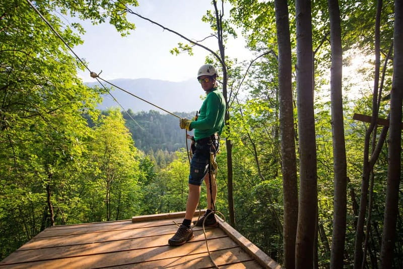 Bled: Europe's Longest Zipline Adventure over Dolinka River - The walking is part of the adventure