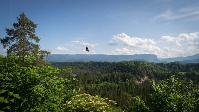 Bled: Europe's Longest Zipline Adventure over Dolinka River - A family-friendly outing with clear limits