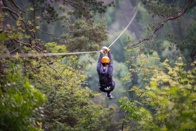 Bled: Europe's Longest Zipline Adventure over Dolinka River - From central Bled to the first platform