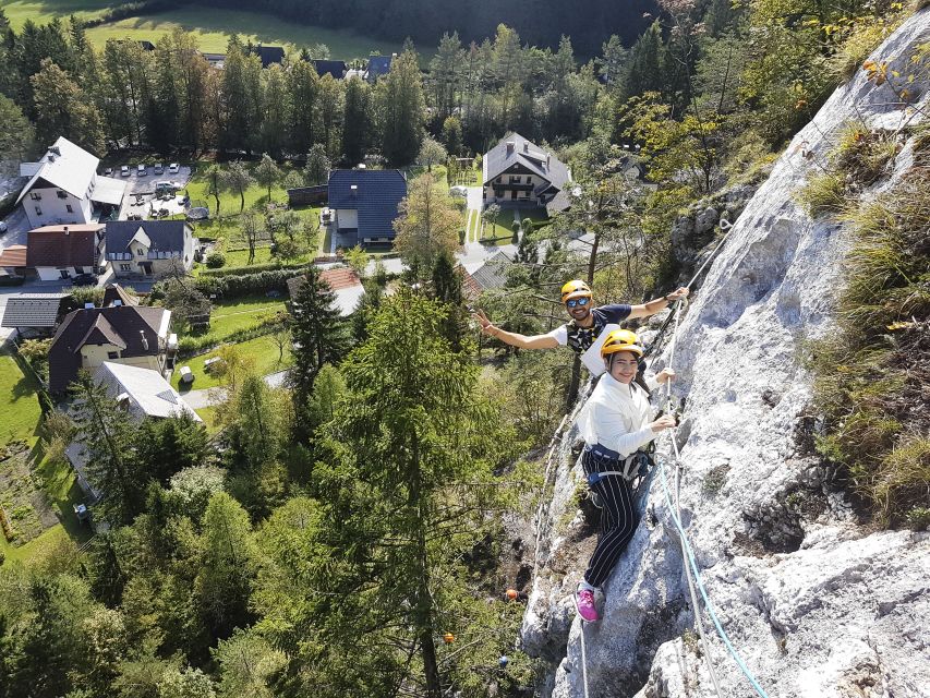 Bled: Fairytale Via Ferrata Route - The first climb: choose your level in Mojstrana