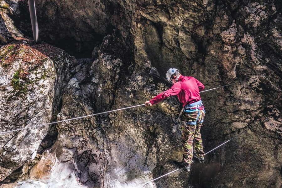 Bled: Fairytale Via Ferrata Route - A five-minute move to the second route