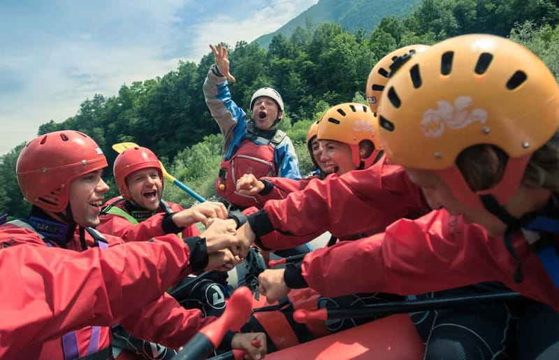 Bled: Great Fun Sava River Rafting by 3glav - The 15-minute ride to the launch point