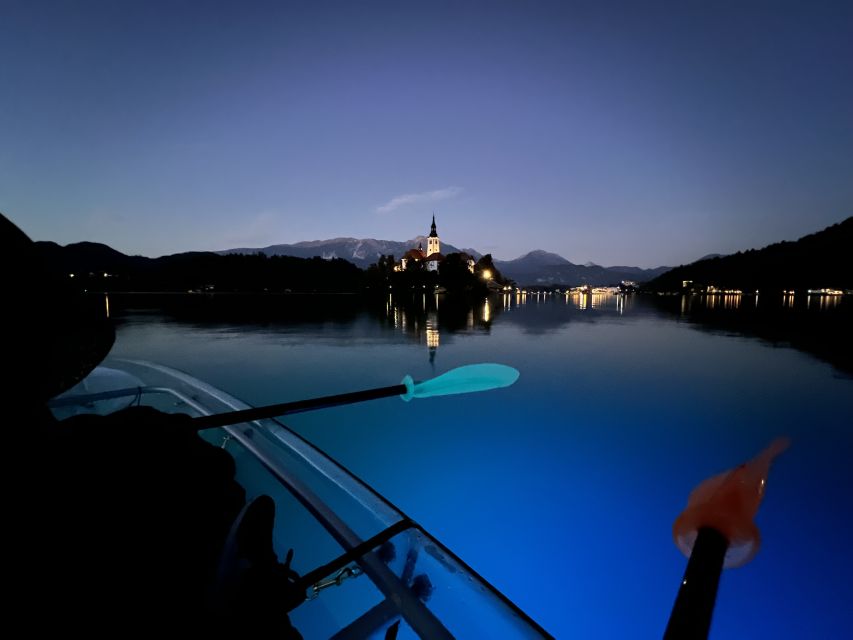 Bled: Guided Kayaking Tour in a Transparent Kayak - Bled Island From the Water