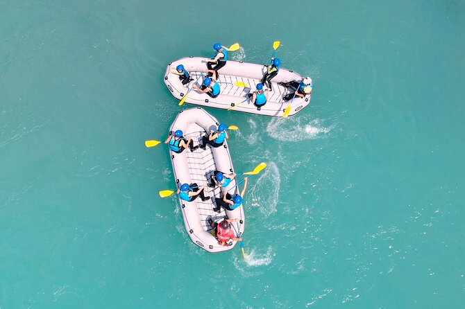 Bled Rafting - The river run: clear water and moderate rapids