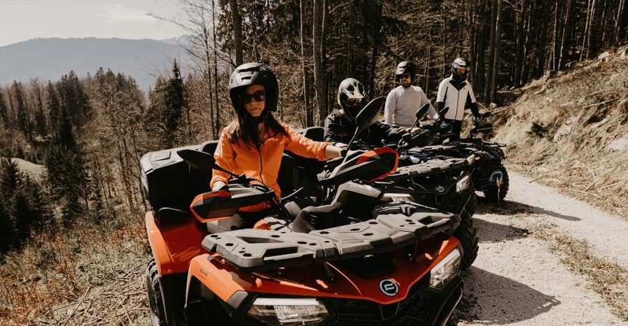 Bled: Scenic 2 hour QUAD tour - Leaving Bled’s lakefront behind