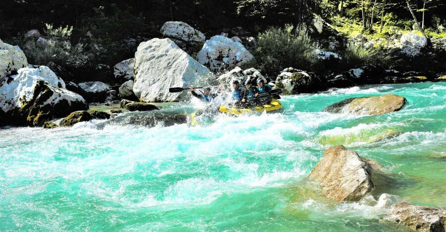 Bovec: Adventure Rafting on Emerald River Soča + FREE photos - The 1.5-hour river run