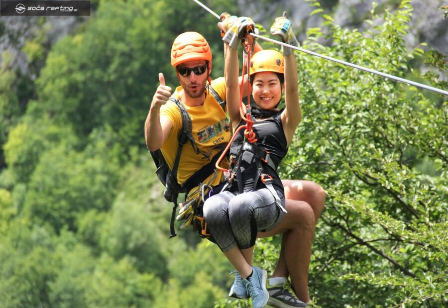 Bovec: Canyon Učja — The Longest Zipline Park in Europe - Ten lines above the Učja Canyon