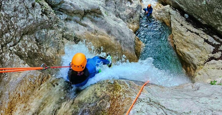 Bovec: Canyoning for Beginners Experience - The meeting point and the short climb uphill