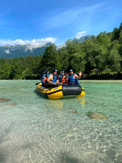 Bovec: Kinder Rafting on Soča River from 4years +FREE photos - At a glance