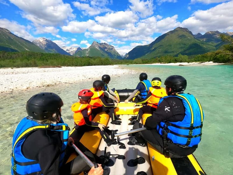 Bovec: Kinder Rafting on Soča River from 4years +FREE photos - What the $70 price really covers