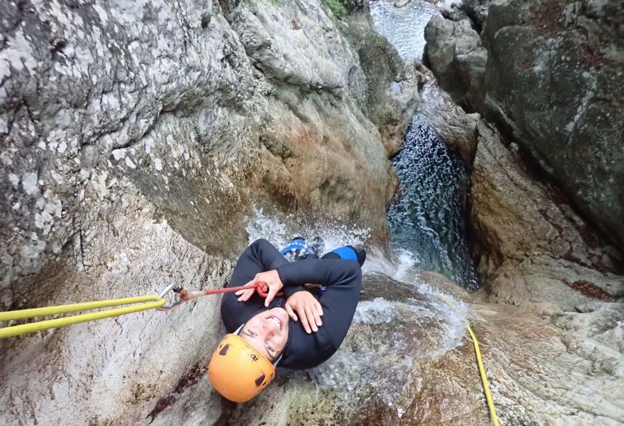 Bovec: Sušec Canyon Canyoning Experience - Rope descents on the larger waterfalls