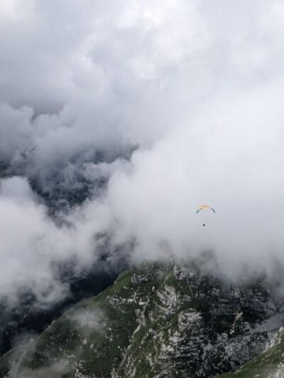Tandem paragliding in Julian Alps