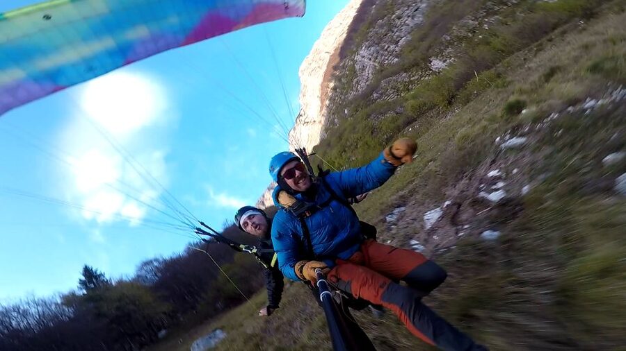 Bovec: Tandem paragliding in Julian Alps - Kobariški Stol: long ridge, smooth soaring