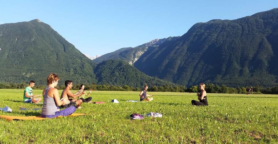 Bovec: Yoga in the Soča Valley - One hour of movement, breathing, and relaxation