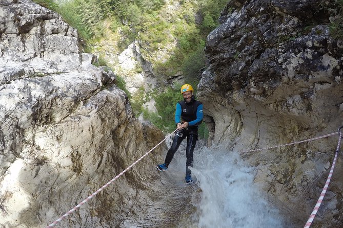 Canyoning Fratarica - The short rappels and natural slides