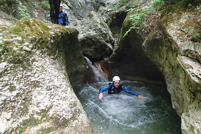 Canyoning in Bled - Leaving Lake Bled for the river canyon