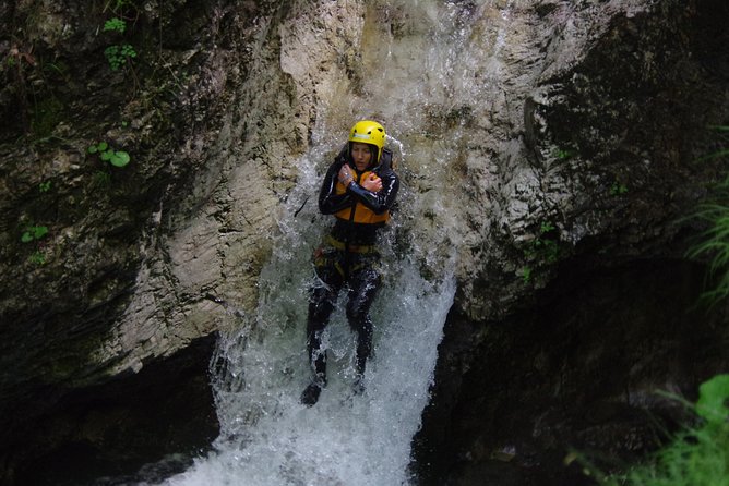 Canyoning in Susec Canyon - Sliding, jumping, and swimming through Susec Canyon