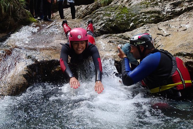CANYONING in Susec from Bovec, Families welcome, photo service - One and a half to two and a half hours in the canyon
