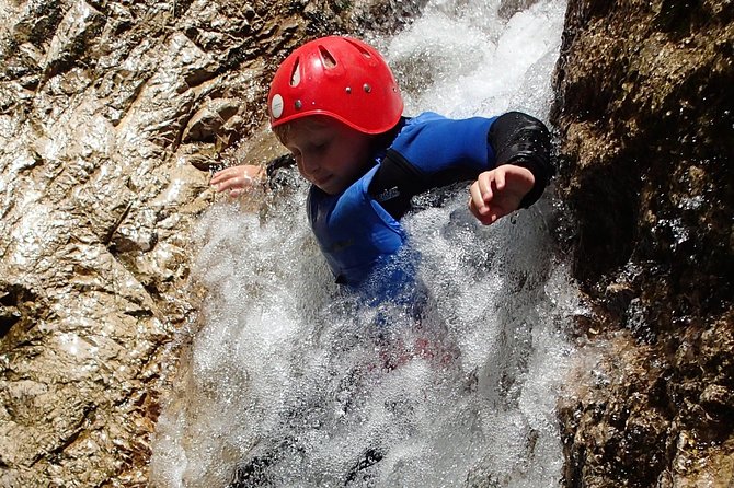 CANYONING in Susec from Bovec, Families welcome, photo service - Starting in central Bovec with a full set of gear