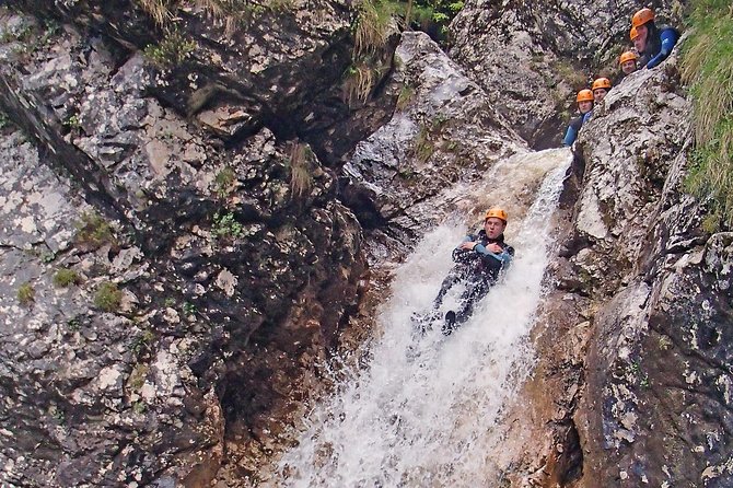 Canyoning in Susec Gorge from Bovec - Water, World War I ruins, and the setting