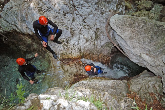 Canyoning in Susec Gorge from Bovec - Fitness, swimming, and choosing your comfort level
