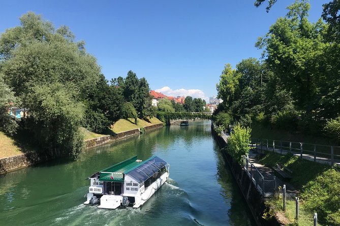 City Tour of Ljubljana - Butcher’s Bridge and the riverfront