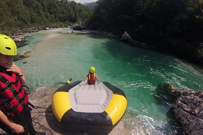 CLASSIC RAFTING on Soča river - From Kobarid to the river start