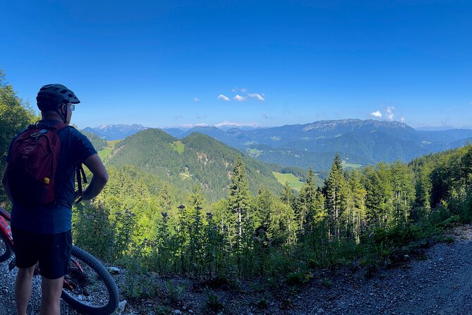 E-bike tour Škofja Loka - The optional summit walk and mountain views