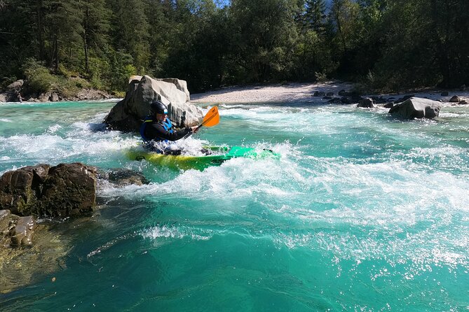 Explore Soča River on Sit on top Kayak with Free Photos - Key points at a glance