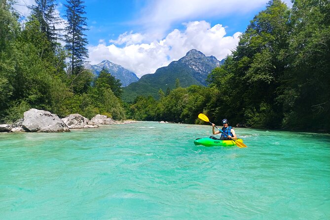 Explore Soča River on Sit on top Kayak with Free Photos - The short ride to the river