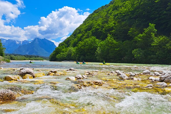 Explore Soča River on Sit on top Kayak with Free Photos - Free photos without carrying your phone
