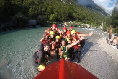 FAMILY RAFTING on Soča river