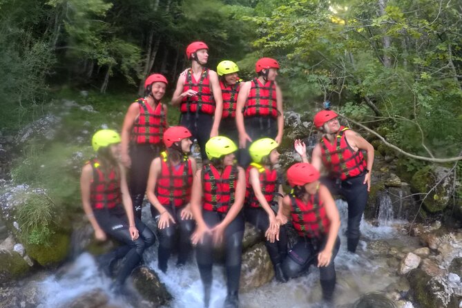 FAMILY RAFTING on Soča river - Swimming in the Soča