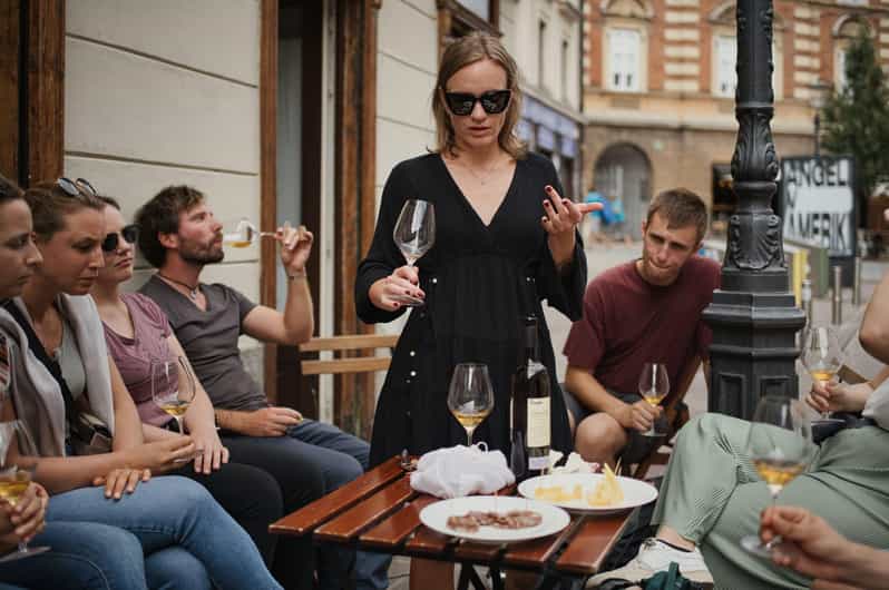 Food & Wine tour with a Sommelier - Four or more stops, with the menu revealed along the way