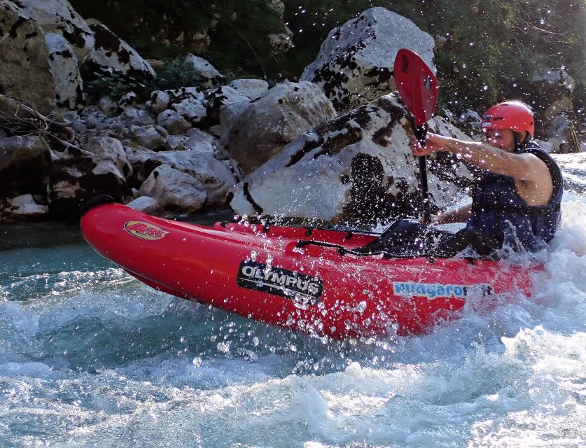 From Bovec: Whitewater kayaking on the Soča River - What makes the price worthwhile
