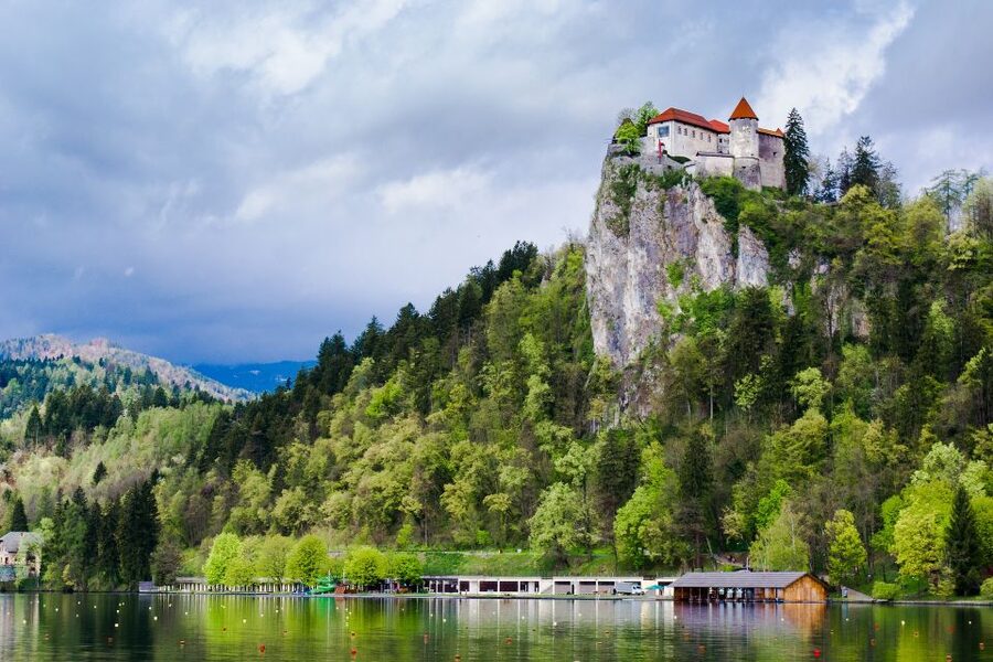 From Zagreb: Lake Bled & Ljubljana Private Day Trip - Arriving at Lake Bled beneath the Alps