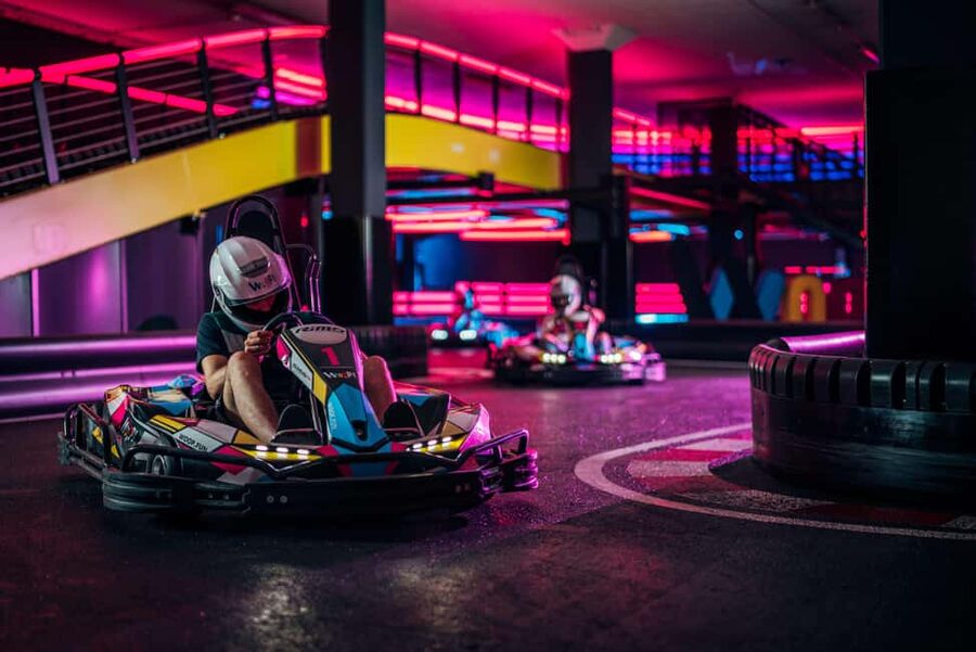 Gokart experience at Woop! karting - the fastest attraction - Registration, gear, and the safety briefing
