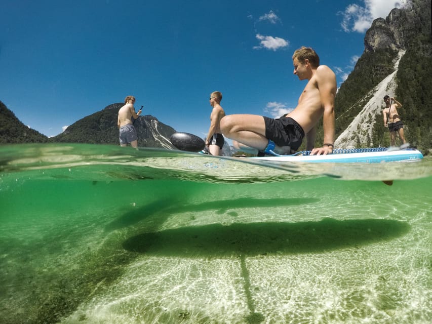 Half Day Stand-up Paddle Boarding (SUP) trip on Lake Predil - What the $81 price really includes