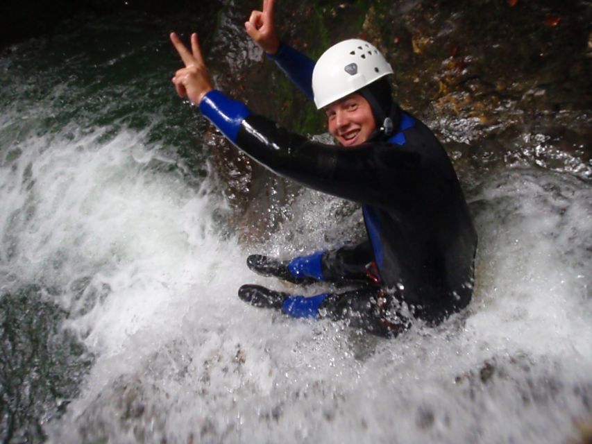 Lake Bled: Bohinj Valley Canyoning Tour with Photos - Group size can change the pace