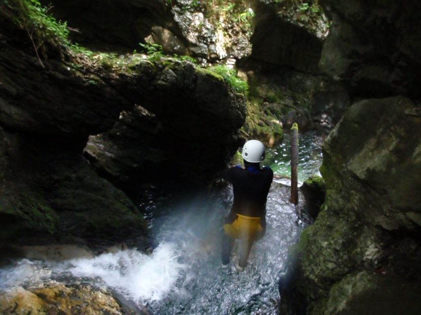 Lake Bled: Canyoning Excursion With Photos - Support for first-time canyoners
