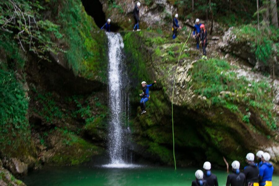 Lake Bled: Canyoning Excursion With Photos - What the three-hour canyon route involves