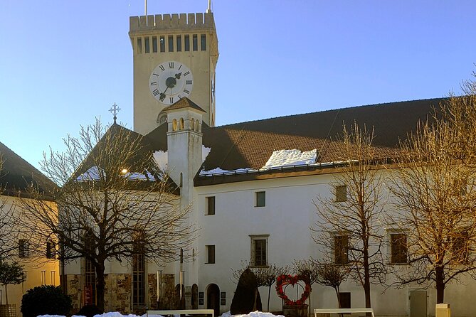 Old Town and Castle Group Tour in Ljubljana - St Florian’s Church connects faith with city fires