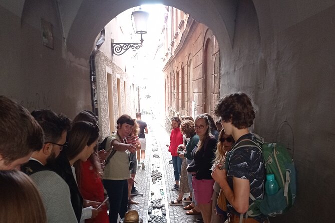 Old Town and Castle Group Tour in Ljubljana - Fish Square mixes medieval trade with odd art