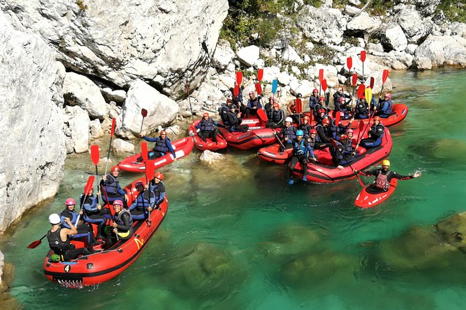 Premium RAFTING on Soca River. Photo service. Families welcome. - About 75 to 90 minutes on the Soca River