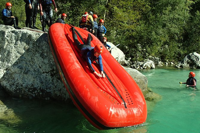 Premium RAFTING on Soca River. Photo service. Families welcome. - The value of $74.98, plus the extras