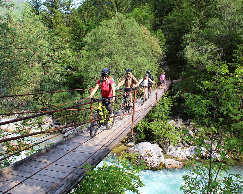 Private E-bike tour Soča valley: The ultimate explorer - The Great Soča Gorge and the river route